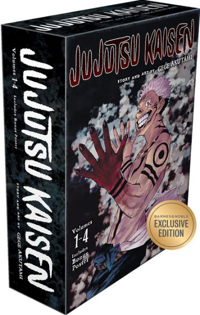 Jujutsu Kaisen Box Set Vols. 1-4 (B&N Exclusive Edition) by Gege